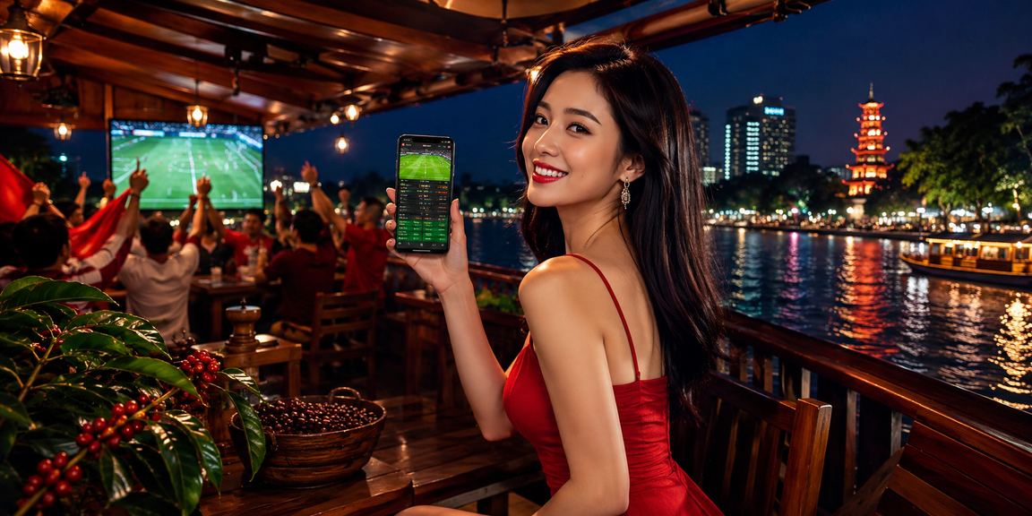 Người dùng Hà Nội xem nội dung casino di động trong không gian cà phê